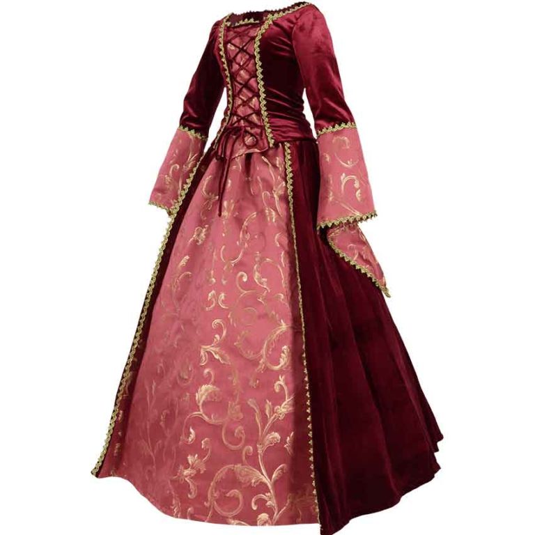 Graceful Royal Velvet Gown - MCI-588 - Medieval Collectibles