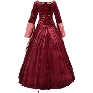 Graceful Royal Velvet Gown