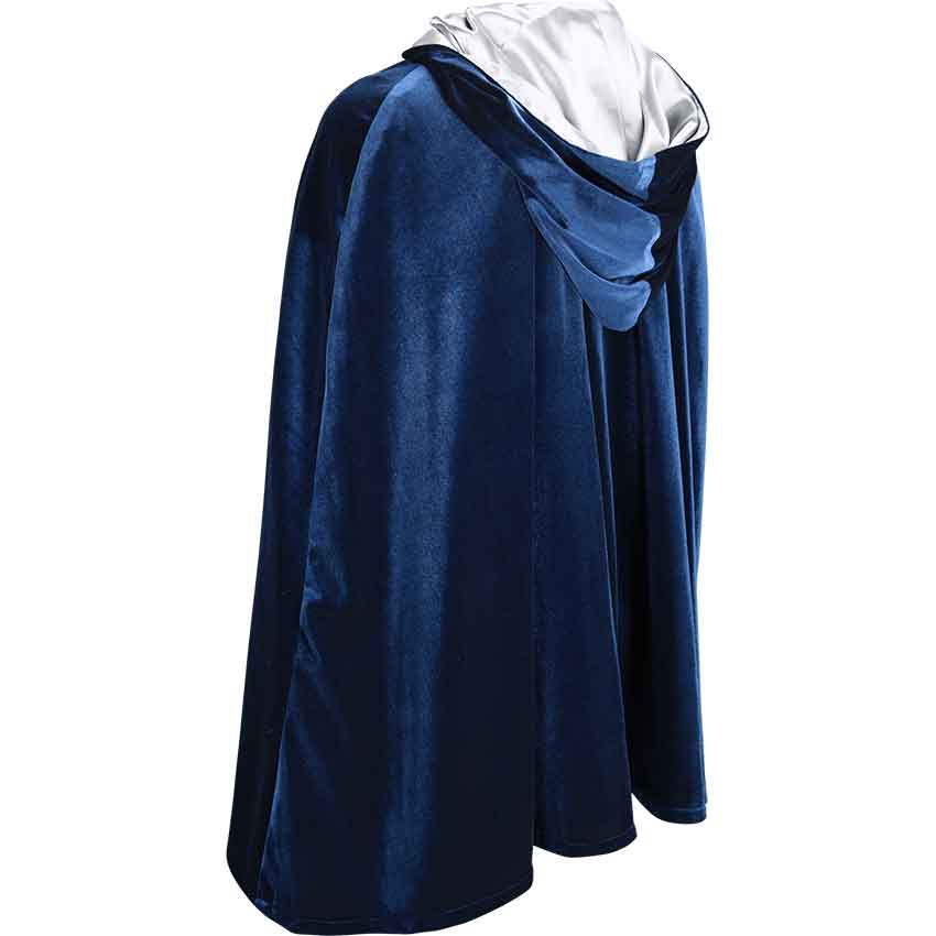 Medieval Velvet Cloak with Hood