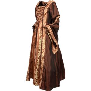 Alluring Damsel Dress with Hood – Copper