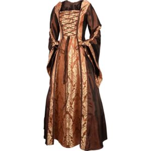 Alluring Damsel Dress with Hood – Copper