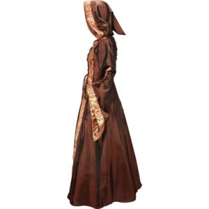Alluring Damsel Dress with Hood – Copper