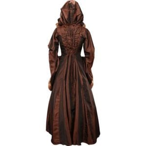 Alluring Damsel Dress with Hood – Copper