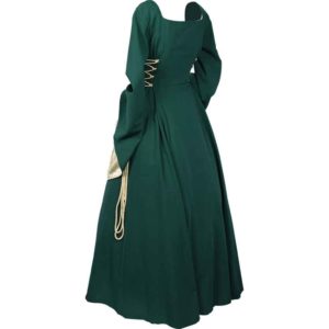 Side Laced Medieval Maiden Dress - MCI-626 - Medieval Collectibles