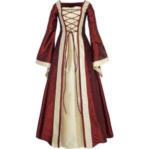 Renaissance Sorceress Dress – Burgundy