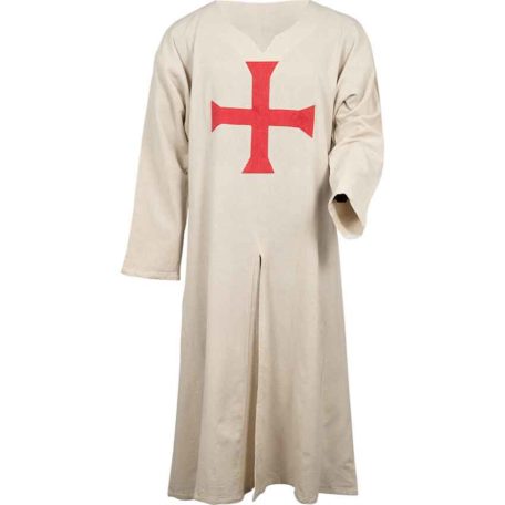 White Templar Knight Tunic - MH-CL0505 - Medieval Collectibles