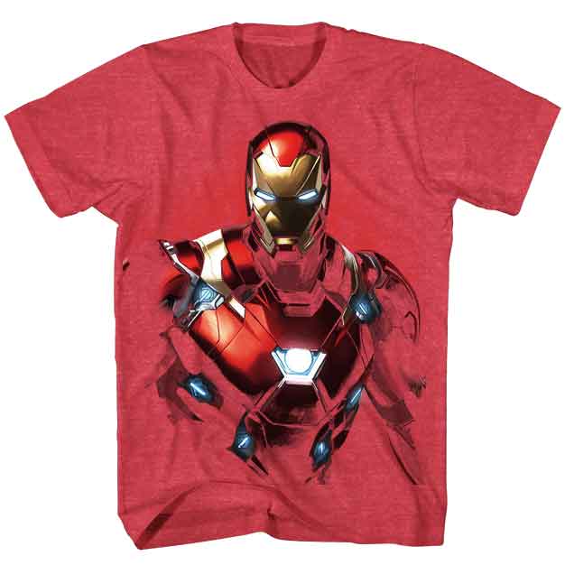 Iron Man Portrait T-Shirt - NW-MVCC0CRMSC1P1XX - Medieval Collectibles