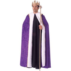 Purple Velvet Kings Robe