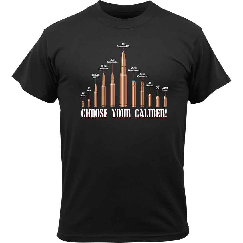 Image of Vintage Choose Your Caliber T-Shirt