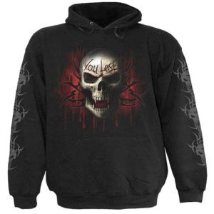 Game Over Mens Black Hoodie