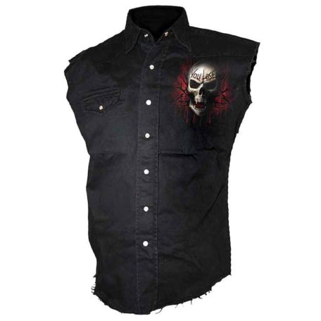 Game Over Mens Workshirt - SL-00345 - Medieval Collectibles