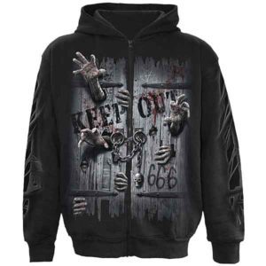 Zombies Unleashed Zip Up Hoodie