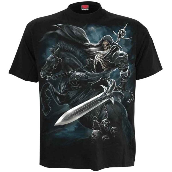 Grim Rider Mens Gothic T-Shirt