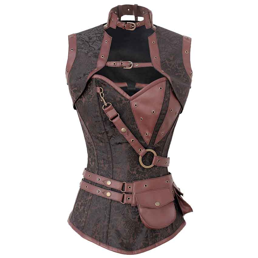Steampunk Adventurers Corset with Jacket - VG-0015 - Medieval Collectibles
