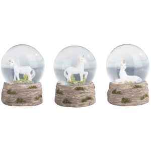 Unicorn Snow Globe Trio