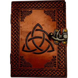 Triquetra Embossed Leather Journal