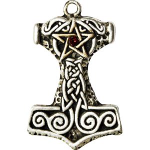 Ornate Thor's Hammer Necklace