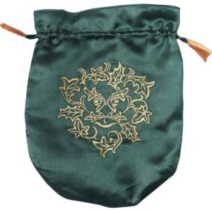 Green Satin Greenman Bag