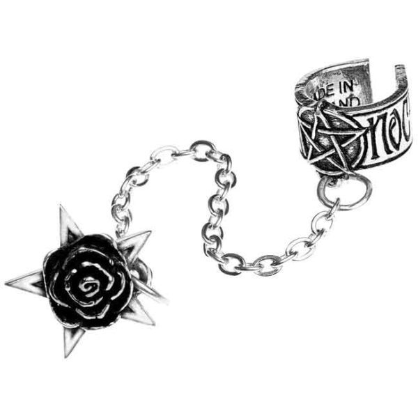 Rosa Nocta Chained Earring