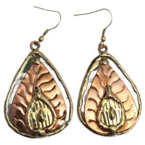 Teardrop Leaf Earrings