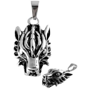 Wolf Head Pendant