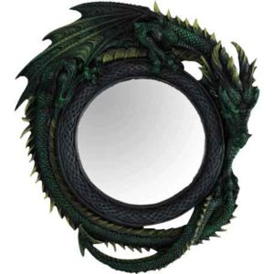 Green Dragon Wall Mirror