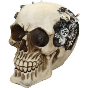 Geared Skull Steampunk Statue