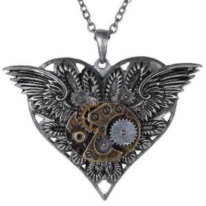 Steampunk Heart Necklace