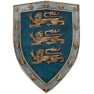 Triple Lion Shield Plaque