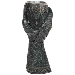 Medieval Lion Heart Gauntlet Goblet