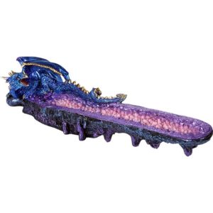 Blue Dragon Geode Incense Burner