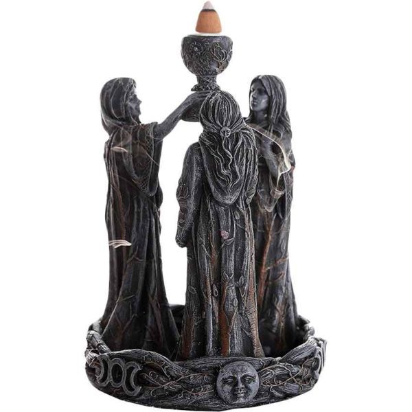 Triple Goddess Backflow Incense Burner