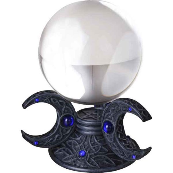 Triple Moon Goddess Gazing Ball