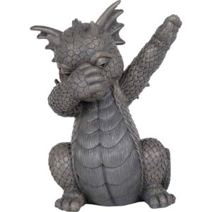 Dabbing Dragon Garden Statue