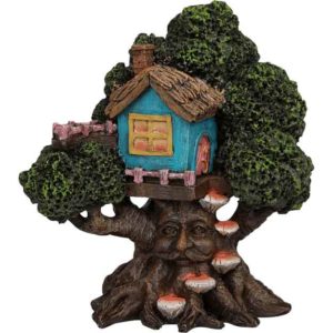 Blue Treehouse Greenman Statue