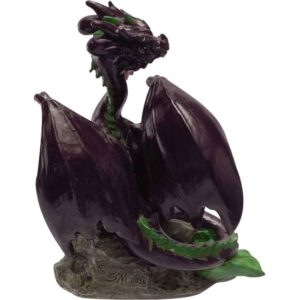 Eggplant Dragon Statue