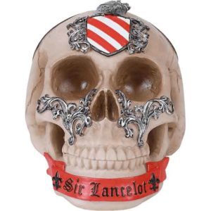 Sir Lancelot Skull Statue