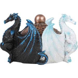 Black and White Dragons Trinket Box