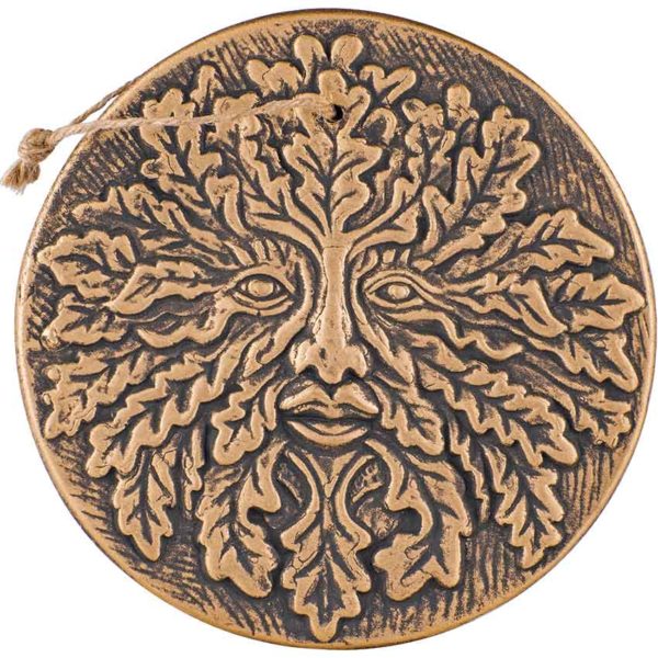 Bronze Terracotta Greenman Plaque