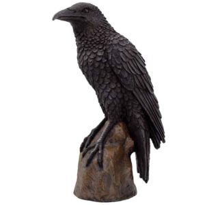 Waiting Raven Statue