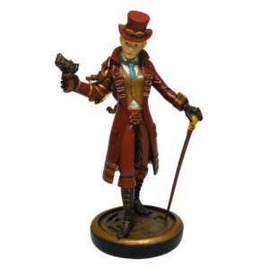 Dapper Steampunk Lady Statue