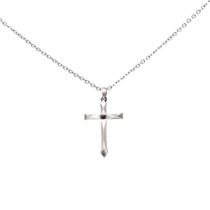 simple cross necklace