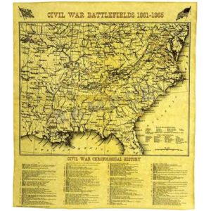 Civil War Battlefields Map