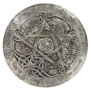 Large Moon Pentacle Plaque