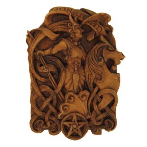 Morrigan Battle Goddess Plaque