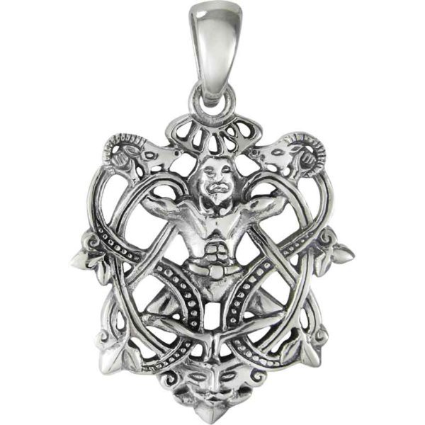 Sterling Silver Cernunnos Knot Pendant