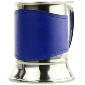 Medieval Tankard with Plain Leather Wrap