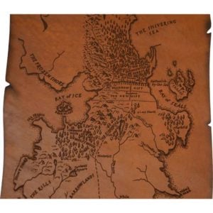 Leather Map of Westeros