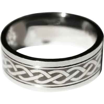 Smooth Celtic Braid Band - DS-4013 - Medieval Collectibles