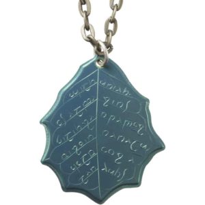 Elvish Mithril Leaf of Spring Necklace